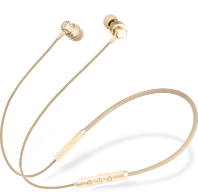 YOMAGIC V 5.1 Bt Jazz Neckband With High Battery Backup & Hd Sound Quality Bluetooth(Gold, In the Ear)