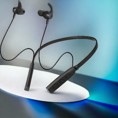 GPQ STORE Rokerz 235 Pro Wireless Bluetooth Neckband(0.4142 Bluetooth(Black, In the Ear)