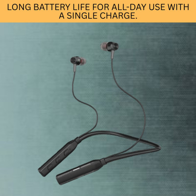 Clairbell Candy (Bluetooth Wireless Neckband) Hd Sound Quality and Magnetic BudsE161 Bluetooth(Black, True Wireless)