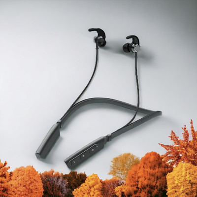 GPQ STORE Rokerz 235 Pro Wireless Bluetooth Neckband(0.1645 Bluetooth(Black, In the Ear)
