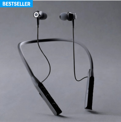house of common Bluetooth Audio Neckband, Elevated Bass, Magnetic for Effortless Use-MR Bluetooth & Wired(Multicolor, In the Ear)