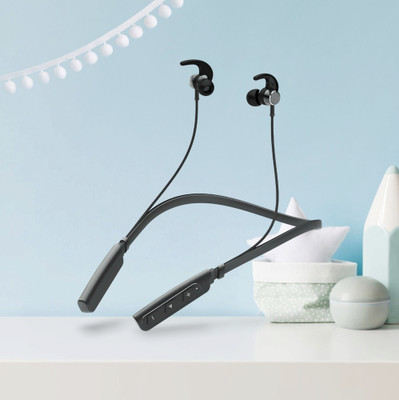 GPQ STORE Rokerz 235 Pro Wireless Bluetooth Neckband(0.1847 Bluetooth(Black, In the Ear)