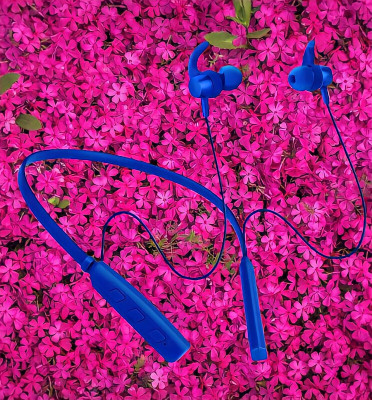 GPQ STORE Rokerz 235 Pro Wireless Bluetooth Neckband(0B.19 Bluetooth(Blue, In the Ear)