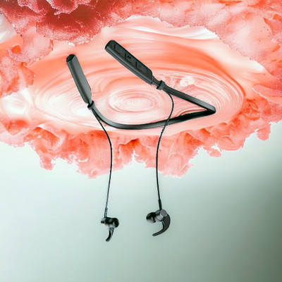 GPQ STORE Rokerz 235 Pro Wireless Bluetooth Neckband(0.2797 Bluetooth(Black, In the Ear)