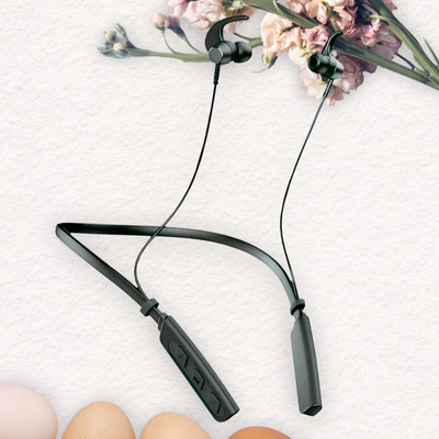 GPQ STORE Rokerz 235 Pro Wireless Bluetooth Neckband(0.3986 Bluetooth(Black, In the Ear)