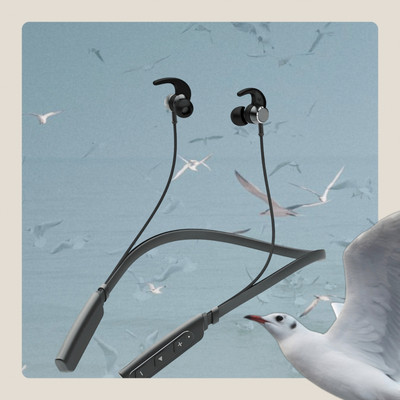 GPQ STORE Rokerz 235 Pro Wireless Bluetooth Neckband(0.1674 Bluetooth(Black, In the Ear)