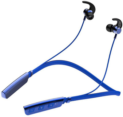 TABARET New sale Wireless Neckband Bluetooth 4.9, Type-C Fast Charging Bluetooth(Blue, On the Ear)