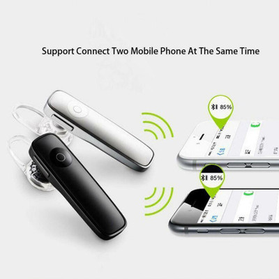GWALBROS K1 Stylish,Single Ear Wireless Bluetooth Headset Universal Earphone_01 Bluetooth Headset(Black, True Wireless)