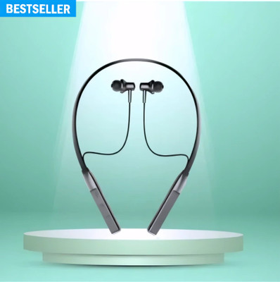 house of common Long Playtime Wireless Neckband with Deep Bass and Quick Pairing-ME Bluetooth & Wired(Multicolor, In the Ear)
