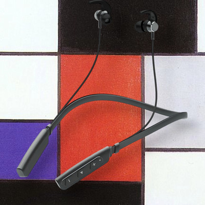 GPQ STORE Rokerz 235 Pro Wireless Bluetooth Neckband(0.1762 Bluetooth(Black, In the Ear)