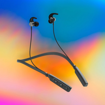 GPQ STORE Rokerz 235 Pro Wireless Bluetooth Neckband(0.848 Bluetooth(Black, In the Ear)