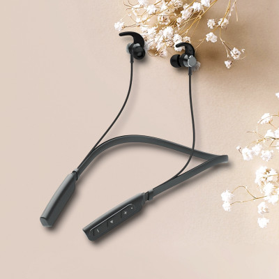 GPQ STORE Rokerz 235 Pro Wireless Bluetooth Neckband(0.1718 Bluetooth(Black, In the Ear)