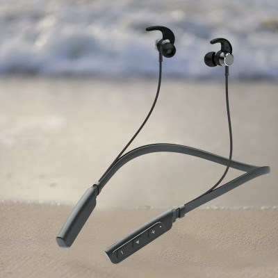 QPG STORE Rokerz 235 Pro Wireless Bluetooth Neckband(0.200 Bluetooth(Black, In the Ear)