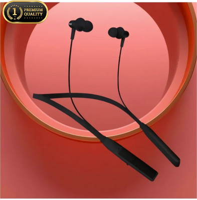 house of common Bluetooth 5.2 Neckband with Magnetic Earbuds and Enhanced Bass_AM Bluetooth & Wired(Multicolor, In the Ear)