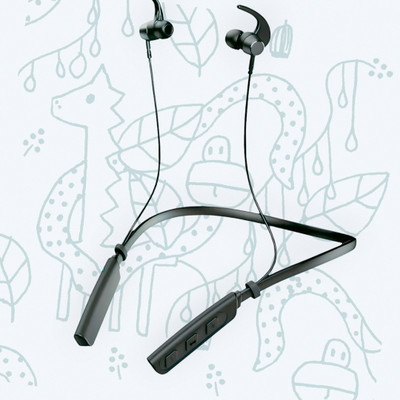 GPQ STORE Rokerz 235 Pro Wireless Bluetooth Neckband(0.2435 Bluetooth(Black, In the Ear)