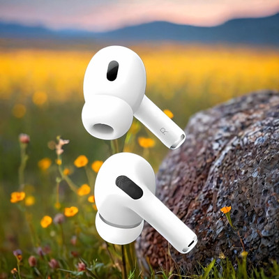 Shoppe Earbuds Air Smart Noise Cancel & Deep Bass Bluetooth(White, True Wireless)