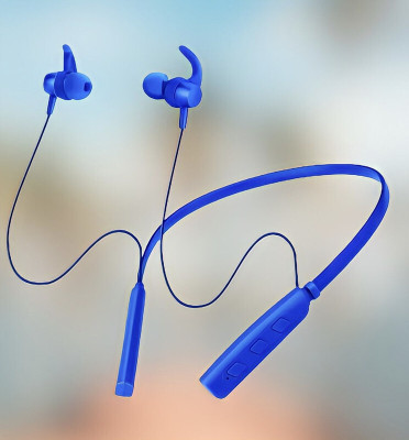 GPQ STORE Rokerz 235 Pro Wireless Bluetooth Neckband(0B.196 Bluetooth(Blue, In the Ear)