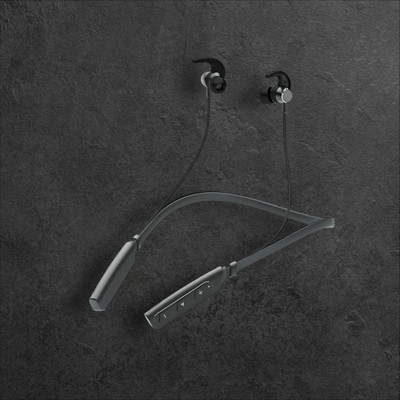 QPG STORE Rokerz 235 Pro Wireless Bluetooth Neckband(0.164 Bluetooth(Black, In the Ear)