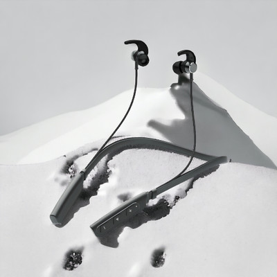 QPG STORE Rokerz 235 Pro Wireless Bluetooth Neckband(0.179 Bluetooth(Black, In the Ear)