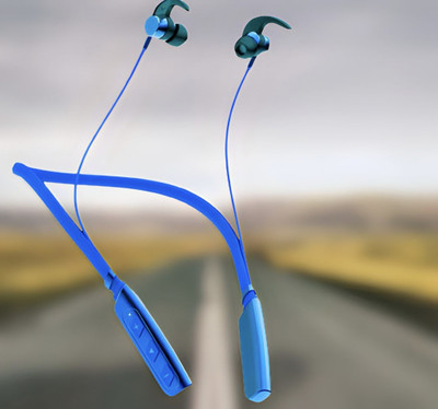 GPQ STORE Rokerz 235 Pro Wireless Bluetooth Neckband(0B.958 Bluetooth(Blue, In the Ear)