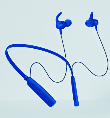 GPQ STORE Rokerz 235 Pro Wireless Bluetooth Neckband(0B.69 Bluetooth(Blue, In the Ear)