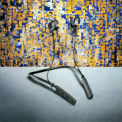 GPQ STORE Rokerz 235 Pro Wireless Bluetooth Neckband(0.3808 Bluetooth(Black, In the Ear)