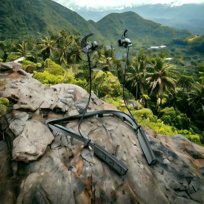 QPG STORE Rokerz 235 Pro Wireless Bluetooth Neckband(0.2178 Bluetooth(Black, In the Ear)