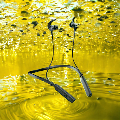 GPQ STORE Rokerz 235 Pro Wireless Bluetooth Neckband(0.2788 Bluetooth(Black, In the Ear)