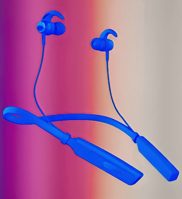 QPG STORE Rokerz 235 Pro Wireless Bluetooth Neckband(0B.484 Bluetooth(Blue, In the Ear)