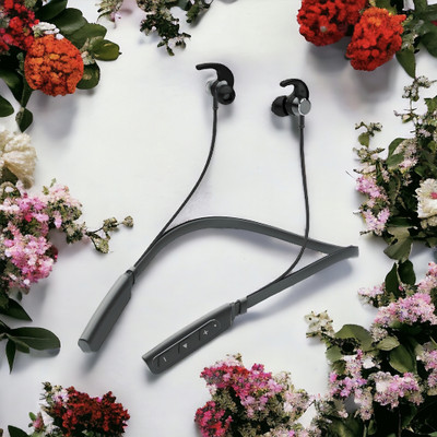 QPG STORE Rokerz 235 Pro Wireless Bluetooth Neckband(0.288 Bluetooth(Black, In the Ear)