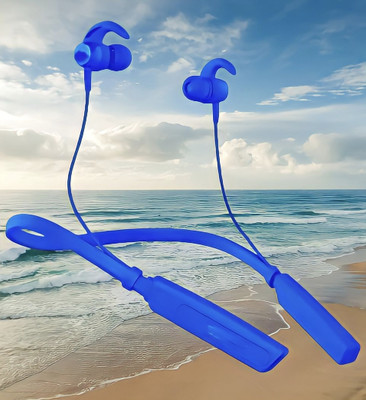 QPG STORE Rokerz 235 Pro Wireless Bluetooth Neckband(0B.488 Bluetooth(Blue, In the Ear)