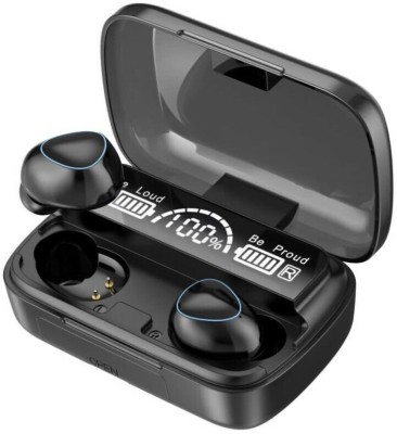 HODOPHILE RB M10 Earbuds/TWs Upto 300 Hrs Playtime With 2000 mAh Power Bank Bluetooth(Black, True Wireless)