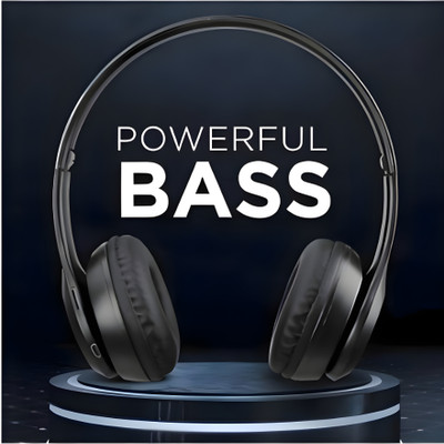 TWS HD Sound Bluetooth Headset with Foldable Ear Cups, Ideal for Portable Gaming_4W Bluetooth & Wired(Multicolor, On the Ear)