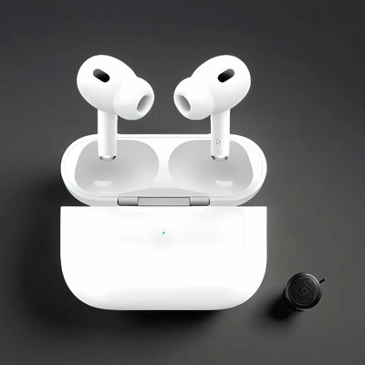 GWALBROS Earbuds Smart Smart Noise Cancel & Deep Bass Bluetooth(White, True Wireless)
