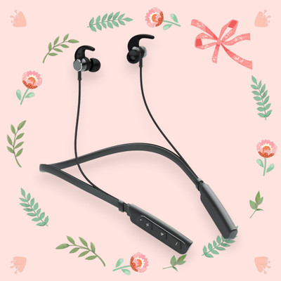 GPQ STORE Rokerz 235 Pro Wireless Bluetooth Neckband(0.940 Bluetooth(Black, In the Ear)