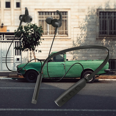 GPQ STORE Rokerz 235 Pro Wireless Bluetooth Neckband(0.4248 Bluetooth(Black, In the Ear)