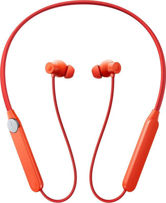 Earbot Premium Neckband with Volume Scroll Wheel – 40H Playtime & Deep Bass Bluetooth & Wired Gaming(Orange, In the Ear)