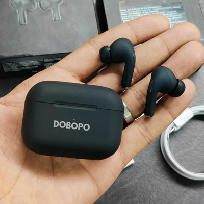 DOBOPO Smart Wireless Earbuds with Comfortable Fit & Dynamic Sound Output Bluetooth(Black, True Wireless)