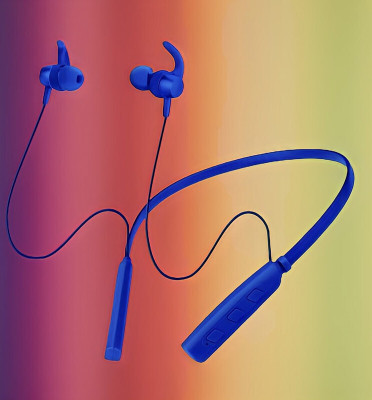 GPQ STORE Rokerz 235 Pro Wireless Bluetooth Neckband(0B.210 Bluetooth(Blue, In the Ear)