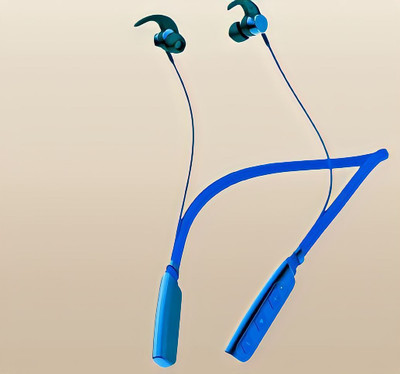 QPG STORE Rokerz 235 Pro Wireless Bluetooth Neckband(0B.2 Bluetooth(Blue, In the Ear)