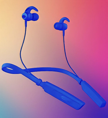QPG STORE Rokerz 235 Pro Wireless Bluetooth Neckband(0B.618 Bluetooth(Blue, In the Ear)