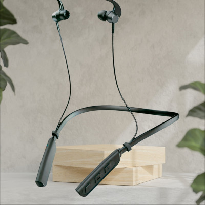 GPQ STORE Rokerz 235 Pro Wireless Bluetooth Neckband(0.1964 Bluetooth(Black, In the Ear)