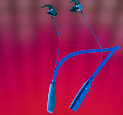 GPQ STORE Rokerz 235 Pro Wireless Bluetooth Neckband(0B.765 Bluetooth(Blue, In the Ear)
