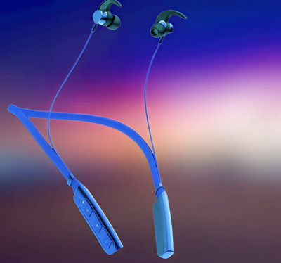 GPQ STORE Rokerz 235 Pro Wireless Bluetooth Neckband(0B.971 Bluetooth(Blue, In the Ear)