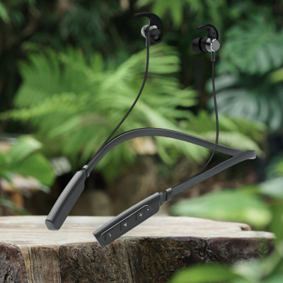 QPG STORE Rokerz 235 Pro Wireless Bluetooth Neckband(0.316 Bluetooth(Black, In the Ear)
