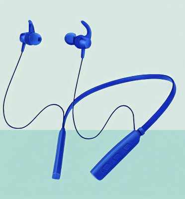 GPQ STORE Rokerz 235 Pro Wireless Bluetooth Neckband(0B.190 Bluetooth(Blue, In the Ear)
