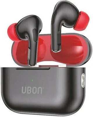 electricbass J26 bluetooth wireless neckband with 40 hours of playtime Red Bluetooth(Red, In the Ear)