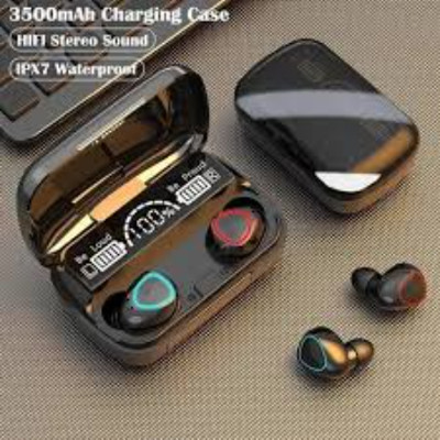 Clairbell AT_611A_M10 WIRELESS EARBUDS WITH SMART TOUCH BLUETOOTH GAMING HEADSET Bluetooth(Black, True Wireless)