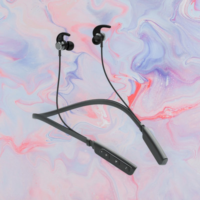 QPG STORE Rokerz 235 Pro Wireless Bluetooth Neckband(0.841 Bluetooth(Black, In the Ear)