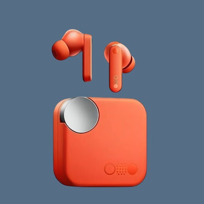GWALBROS DYE VRGIN CM.F Wireless Bluetooth Earbuds, ANC High bass and Fully Compatible Bluetooth Gaming Headset(orange, In the Ear)